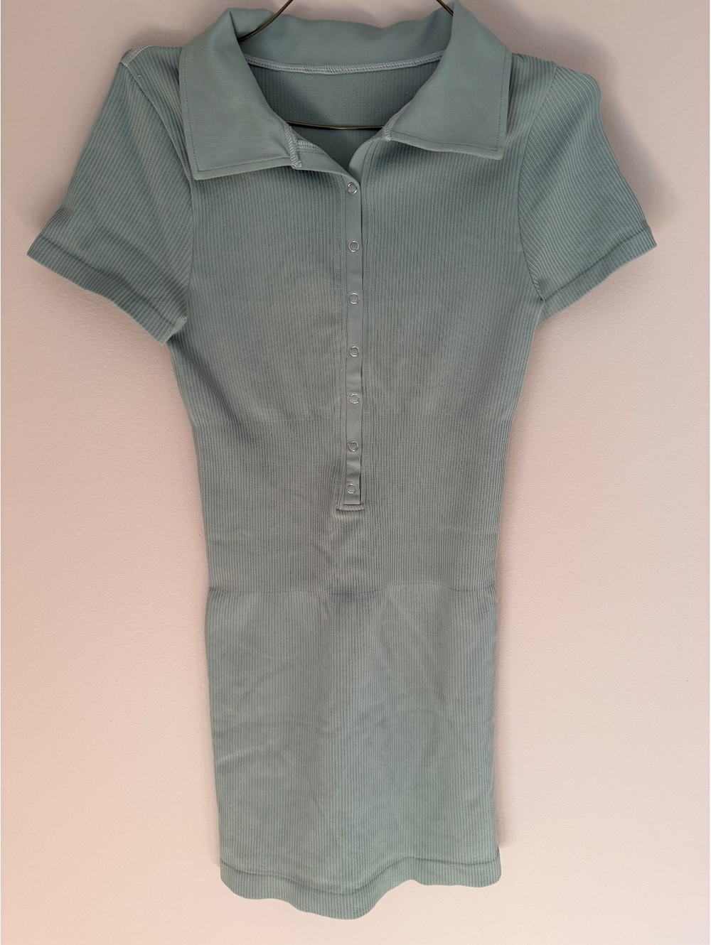 M OQQ ribbed athletic dress, Sage green
